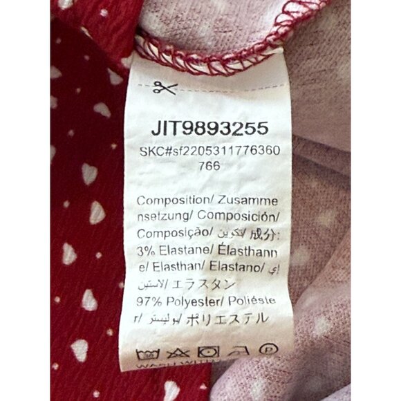 SHEIN Curve 3XL Red Heart Mini Dress • Puff Sleeve Plus Size - Picture 4 of 11